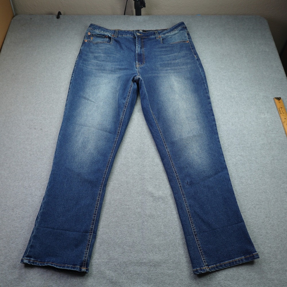 Frye Jeans Womens 14/32 Blue Straight Leg Stretch Denim‎ Classic